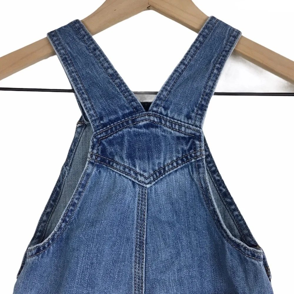THE CHILDREN’S PLACE Overalls Denim Light Medium Wash 100% Cotton Size 12-18M